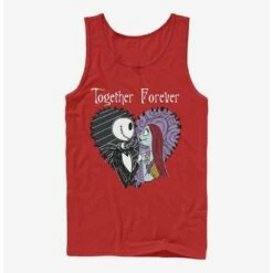 Best Sale ⭐ The Nightmare Before Christmas Jack & Sally Together Forever Tank Top 🧨