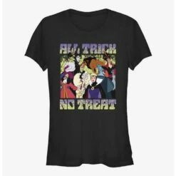Coupon 🎁 Disney Villains All Trick No Treat Girls T-Shirt 👏