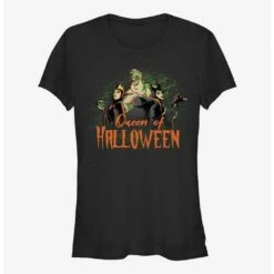 Hot Sale ⭐ Disney Villains Queen Of 🎁 Halloween Girls T-Shirt 🔔