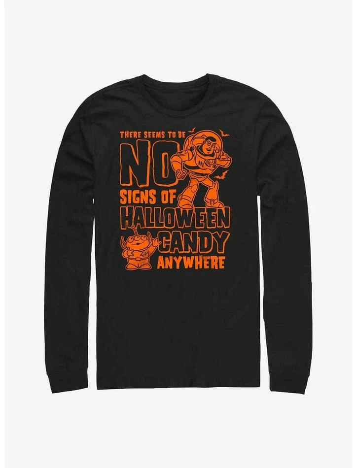 Cheapest π Disney Pixar Toy Story Buzz Lightyear No Signs Of Halloween Candy Long-Sleeve T-Shirt π€© 1 Cheapest π Disney Pixar Toy Story Buzz Lightyear No Signs Of Halloween Candy Long-Sleeve T-Shirt π€©
