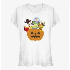 New 🔔 Disney Pixar Toy Story Pumpkin Surprise Characters T-Shirt 👏