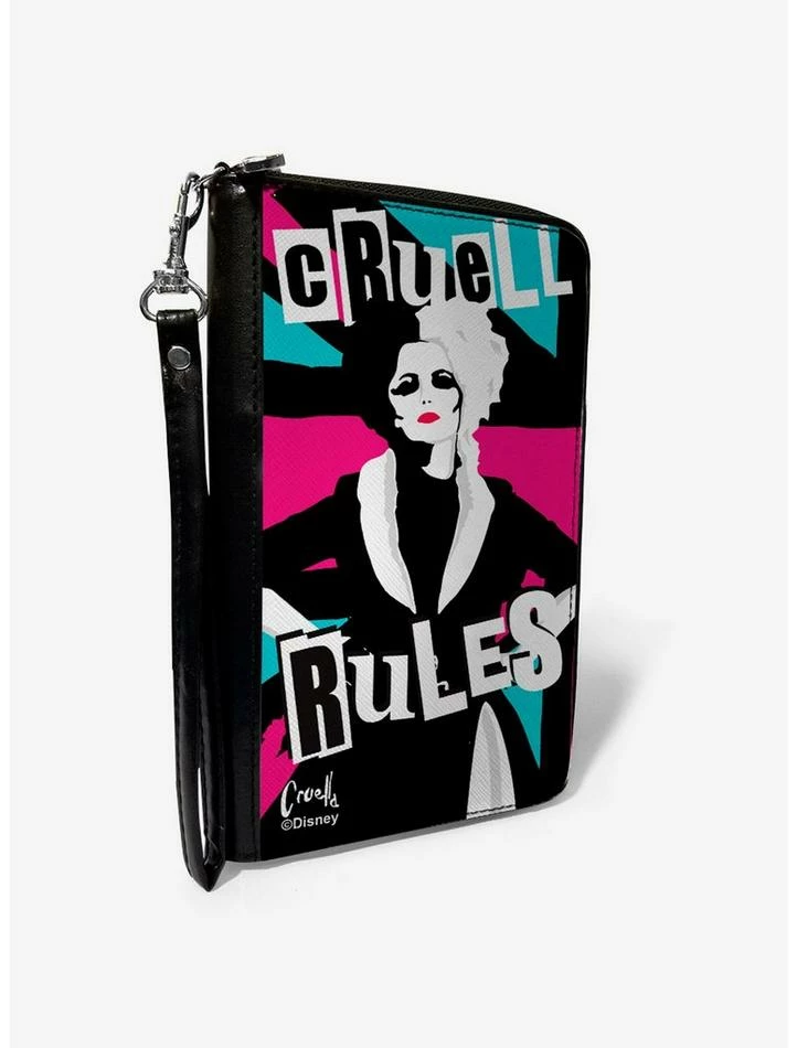 Discount β€οΈ Disney Cruella Cruell Rules Union Jack Zip Around Wallet π 2 Discount β€οΈ Disney Cruella Cruell Rules Union Jack Zip Around Wallet π - Image 2