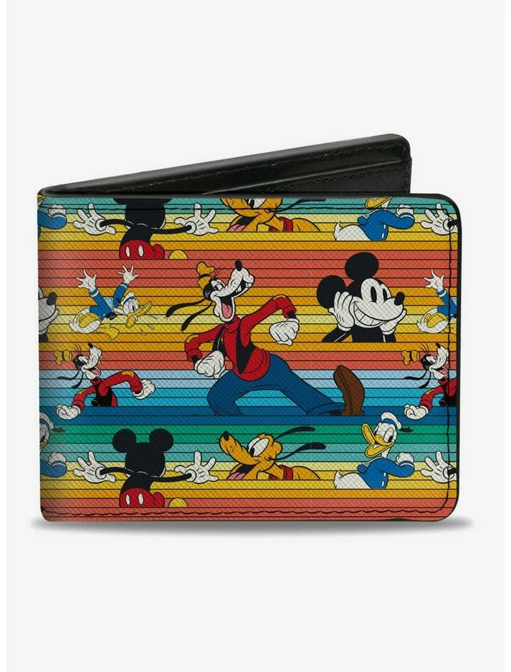 Best Pirce π Disney Mickey Mouse And Friends Stripe Bifold Wallet π 1 Best Pirce π Disney Mickey Mouse And Friends Stripe Bifold Wallet π
