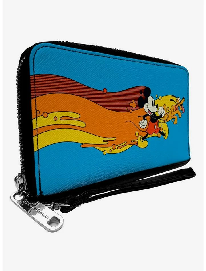 Best Sale 🔔 Disney Mickey Mouse And Pluto Action Wave Zip Around Wallet ✔️ 1 Best Sale 🔔 Disney Mickey Mouse And Pluto Action Wave Zip Around Wallet ✔️