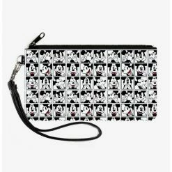 Best deal ⭐ Disney Mickey Mouse Blocks Canvas Zip Clutch Wallet ⭐