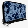 Flash Sale 💯 Disney Mickey Mouse Expressions Zip Around Wallet 👏