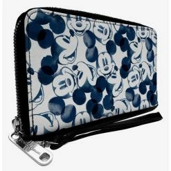 Deals 👍 Disney Mickey Mouse Impressions Zip Around Wallet 💯