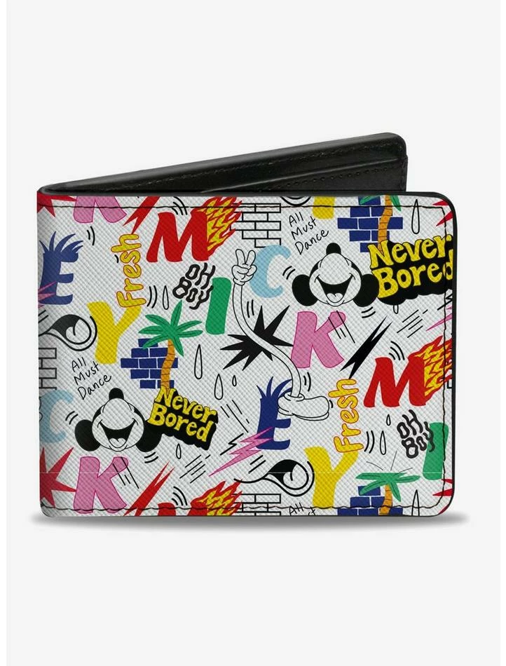 Budget π Disney Mickey Mouse Journal Doodles Bifold Wallet π 1 Budget π Disney Mickey Mouse Journal Doodles Bifold Wallet π