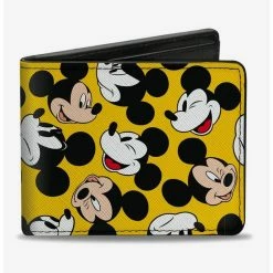Budget ⌛ Disney Mickey Mouse Through Years Bifold Wallet 🌟