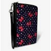 Brand new 🥰 Disney Minnie Mouse Bow Polka Dot Toss Print Zip Around Wallet 😍