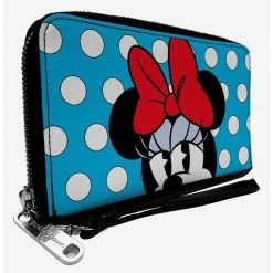 Best deal ✔️ Disney Minnie Mouse Style Close Up Polka Dot Zip Around Wallet ❤️
