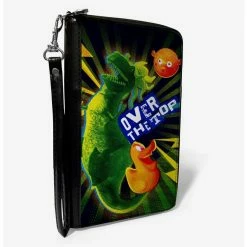 Discount 😉 Disney Pixar Toy Story Partysaurus Rex Over Top Zip Around Wallet 🤩