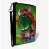 Best Pirce 🌟 Disney Pixar Toy Story Partysaurus Rex Zip Around Wallet ✨