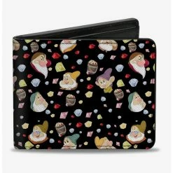 Wholesale 😍 Disney Snow White Expressions And Diamonds Bifold Wallet 🎁