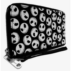 Discount 👏 The Nightmare Before Christmas Jack Toss Print Zip Around Wallet 👍