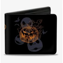 Cheap 🧨 The Nightmare Before ❄ Christmas Jack Pumpkin King Bifold Wallet 😉