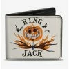 Top 10 👍 The Nightmare Before 👍 Christmas King Jack Bifold Wallet ✔️