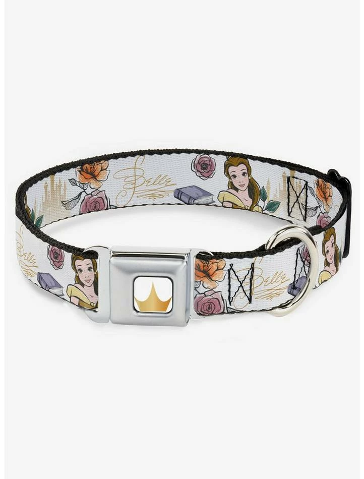 Best Pirce π Disney Beauty And The Beast Belle Flowers Seatbelt Dog Collar π 1 Best Pirce π Disney Beauty And The Beast Belle Flowers Seatbelt Dog Collar π