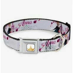 Best reviews of 😍 Disney Frozen Anna Castle With Flowers Seatbelt Dog Collar 🥰