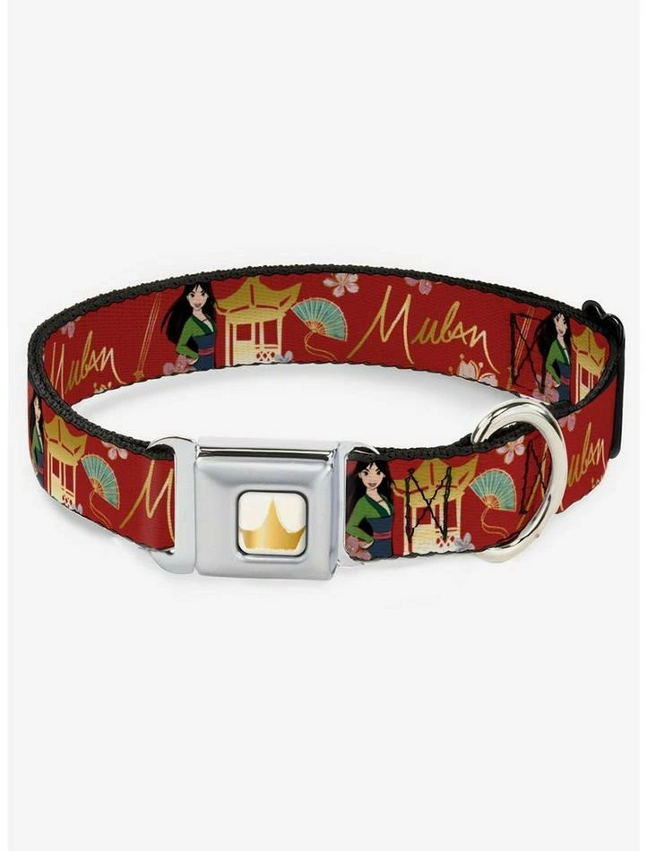 Cheapest 🔔 Disney Mulan Gazebo Flowers Seatbelt Dog Collar ✔️ 1 Cheapest 🔔 Disney Mulan Gazebo Flowers Seatbelt Dog Collar ✔️