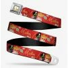Brand new ⭐ Disney Mulan Gazebo Flowers Seatbelt Belt 🤩