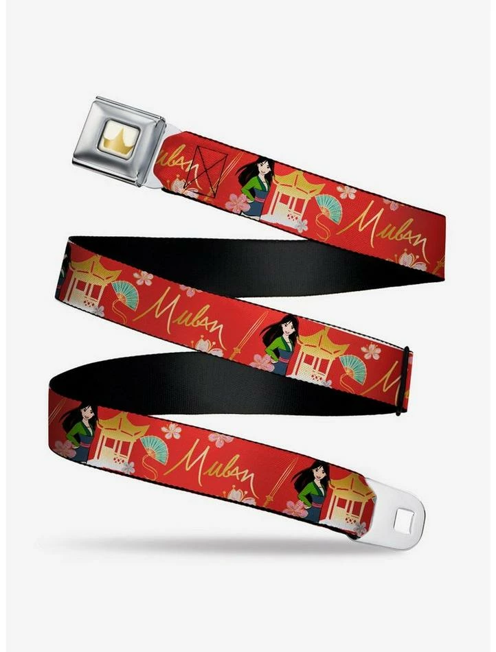 Brand new β Disney Mulan Gazebo Flowers Seatbelt Belt π€© 1 Brand new β Disney Mulan Gazebo Flowers Seatbelt Belt π€©