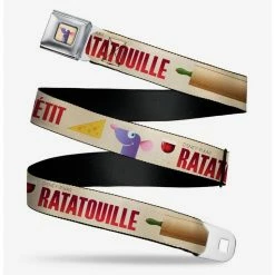 Deals ❤️ Disney Pixar Ratatouille Bon Appetit Remy Seatbelt Belt 👍