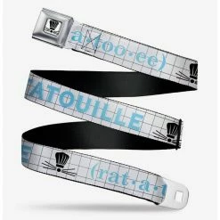 Brand new ✨ Disney Pixar Ratatouille Pronunciation Chef Hat Seatbelt Belt 🧨