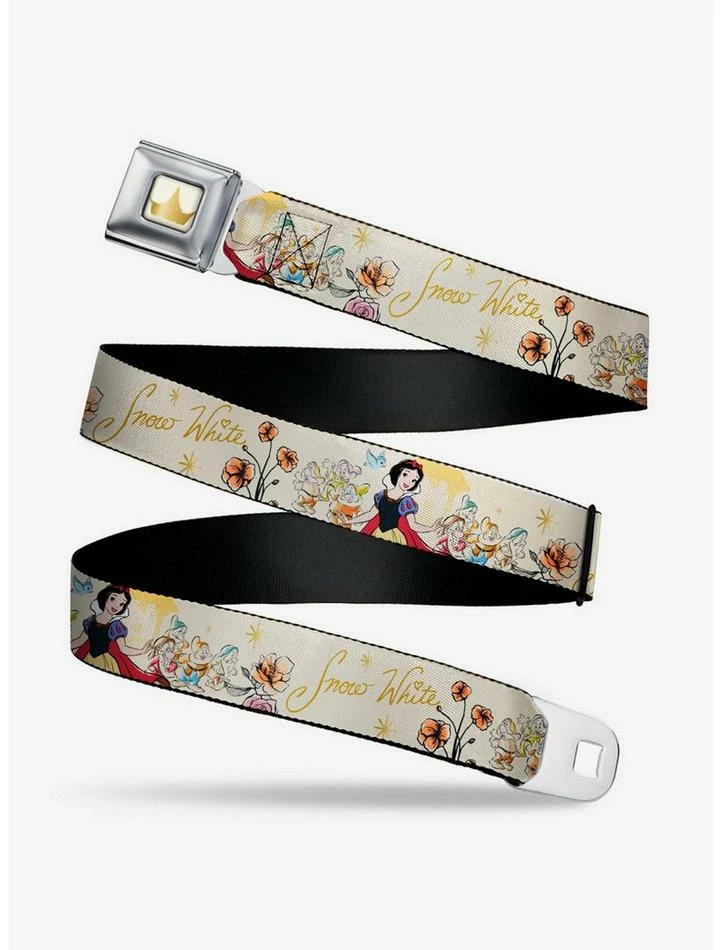Wholesale π Disney Snow White And The Seven Dwarfs Flowers Yellow Seatbelt Belt π 1 Wholesale π Disney Snow White And The Seven Dwarfs Flowers Yellow Seatbelt Belt π