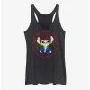 Deals 🌟 Disney Lilo And Stitch Ohana Means Family Rainbow Pride Girls Tank 💯