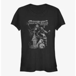 Flash Sale ⭐ The Nightmare Before ⌛ Christmas Vintage Poster Girls T-Shirt ⭐