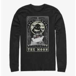 Cheap 🥰 The Nightmare Before Christmas The Moon Tarot Card Long-Sleeve T-Shirt 🌟