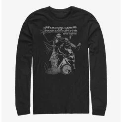 Outlet ⌛ The Nightmare Before Christmas Vintage Poster Long-Sleeve T-Shirt 😀