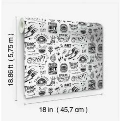 Best reviews of 🛒 Disney Cruella Graffiti Peel & Stick Wallpaper 🎉 -Dressup Outfits Shop 16997342 av3