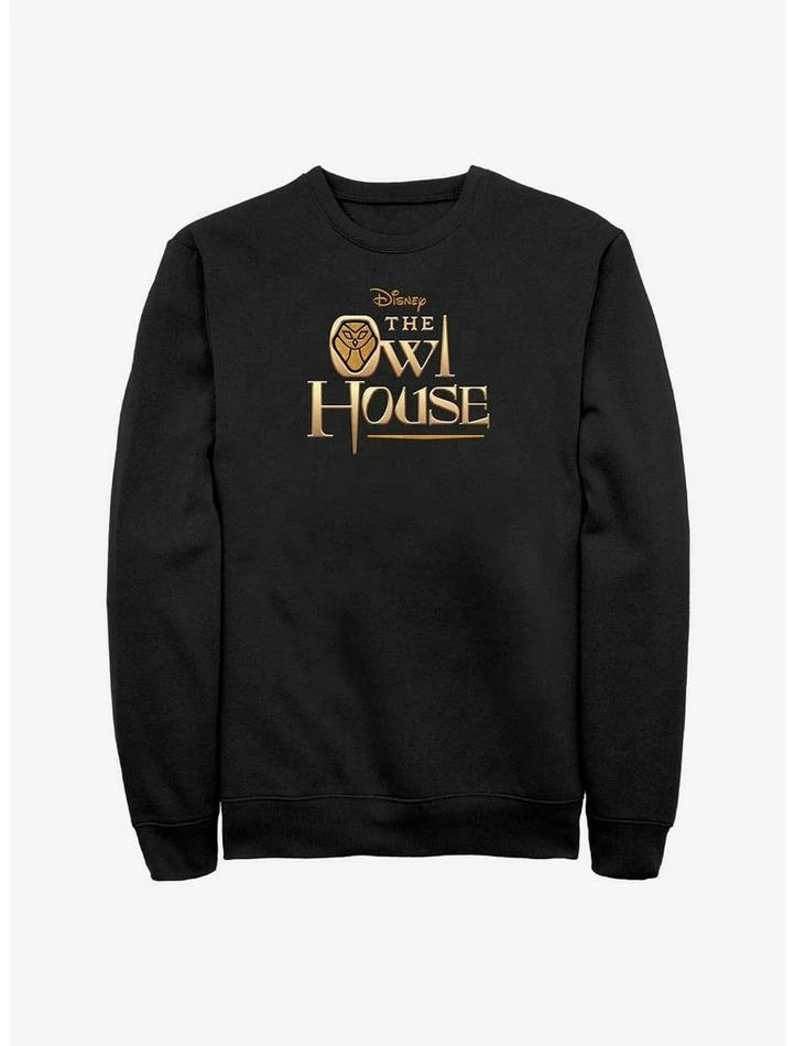 Outlet ⌛ Disney The Owl House Gold Logo Sweatshirt 😍 1 Outlet ⌛ Disney The Owl House Gold Logo Sweatshirt 😍