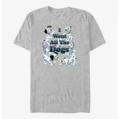 Top 10 ⭐ Disney 101 Dalmatians I Want All The 🎉 Dogs T-Shirt 🧨