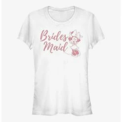 Coupon ⌛ Disney Minnie Mouse Bridesmaid ❤️ Girls T-Shirt 🎁