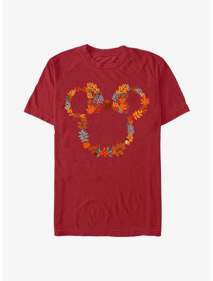Buy π Disney Minnie Mouse Fall Leaf Wreath T-Shirt 𧨠2 Buy π Disney Minnie Mouse Fall Leaf Wreath T-Shirt 𧨠- Image 2