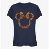 Flash Sale 👍 Disney Minnie Mouse Fall Leaf Wreath Girls T-Shirt 🥰