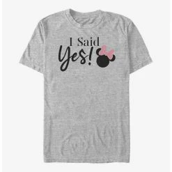 Best Sale 🌟 Disney Minnie Mouse I Said Yes T-Shirt 🎉