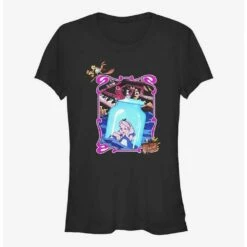Budget ⭐ Disney Alice In Wonderland Alice In Bottle ⌛ Girls T-Shirt 🎉