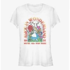 Budget 👍 Disney Alice In Wonderland Alice Lockup Girls T-Shirt 🧨