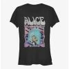Brand new ✔️ Disney Alice In Wonderland Alice Poster 😀 Girls T-Shirt 😉