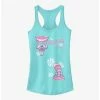 Best Pirce 🔥 Disney Alice In Wonderland Cheshire Split Girls Tank 🎁