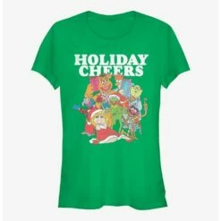 Brand new 🧨 Disney The Muppets Holiday Cheers Girls T-Shirt 🥰