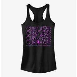 Wholesale 🎁 Disney Alice In Wonderland Curiouser Swilr Girls Tank 💯