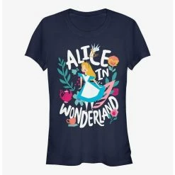 Promo 🧨 Disney Alice In Wonderland Cutout Alice Girls T-Shirt 🥰