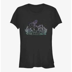Outlet ⭐ Disney Alice In Wonderland Gradient Rabbit Girls T-Shirt 💯