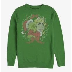 Budget ⌛ Disney The Muppets Kermy And Piggy Christmas Sweatshirt ✔️