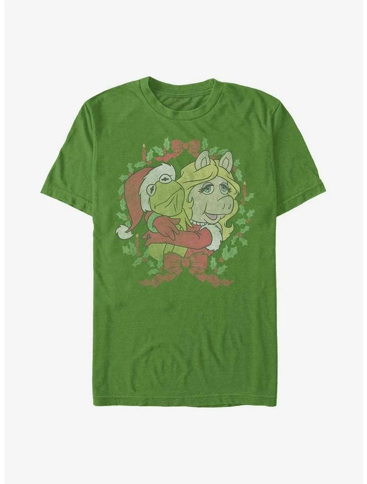 Hot Sale 👍 Disney The Muppets Kermy And Piggy ❄ Christmas T-Shirt ⌛ 1 Hot Sale 👍 Disney The Muppets Kermy And Piggy ❄ Christmas T-Shirt ⌛